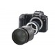 Bague adaptatrice optique Nikon F sur boîtier Canon EOS R